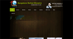 Desktop Screenshot of bangalorebethelministry.com